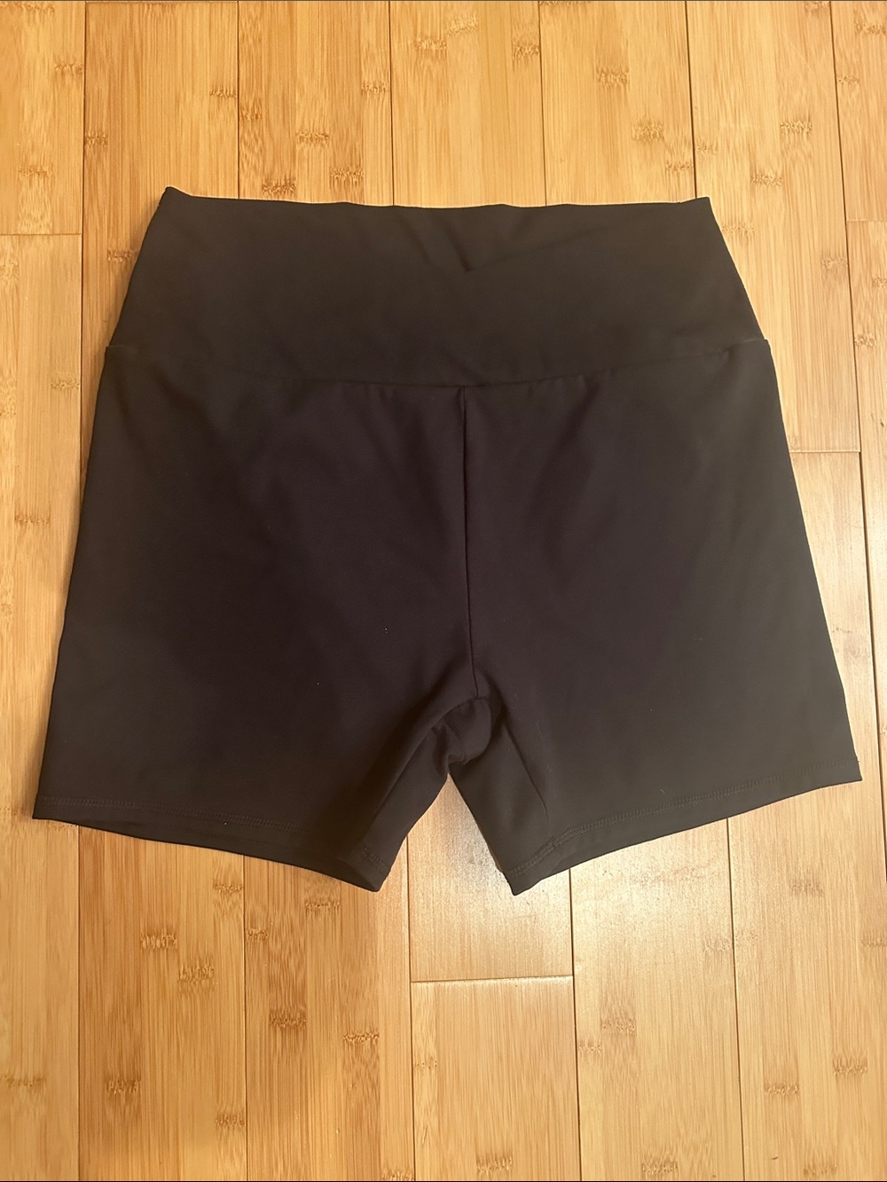 RBX Black High-Waist Bike Shorts